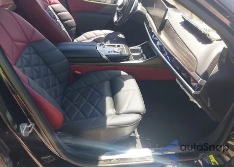 2023 BMW 740 I z USA, uszkodzony, nr VIN WBA23EH01PCN58267